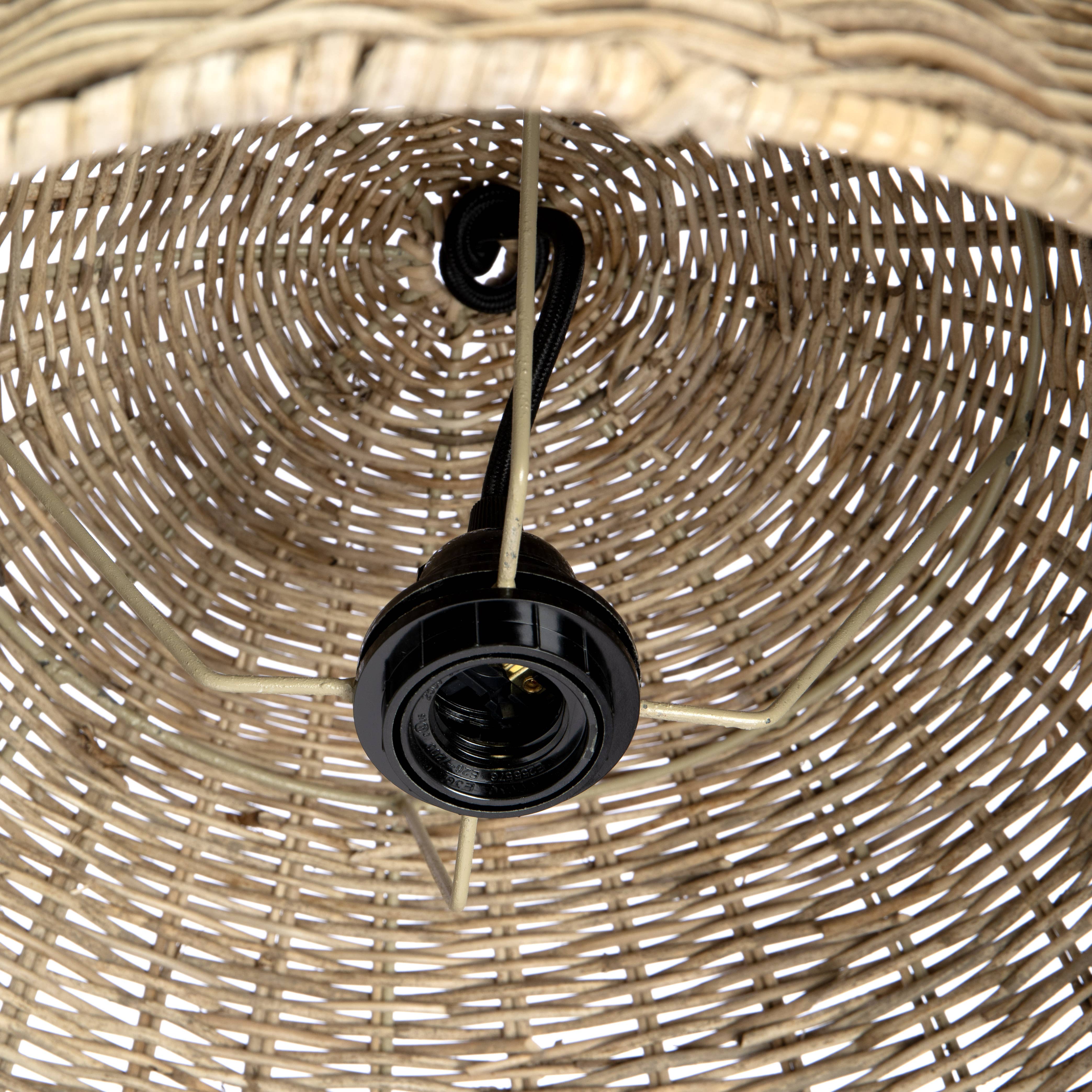 Willow Group - Wholesale Chandelier/Hanging Light - Round Domed Rattan Pendant Light 15.5"D3