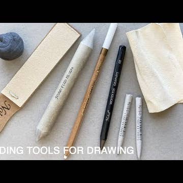 Nobel Arts - Wholesale Pencil Sharpener - Two-Sided Paper Blending Stumps1