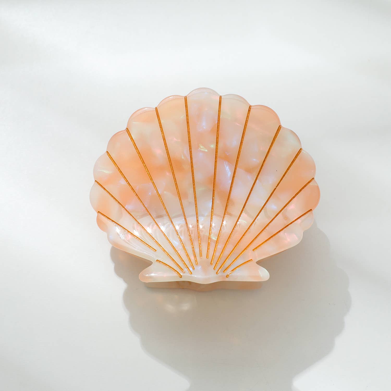 Adorro - Wholesale Hair Clip - Women's - Oceane Seashell Claw Clip - Medium3