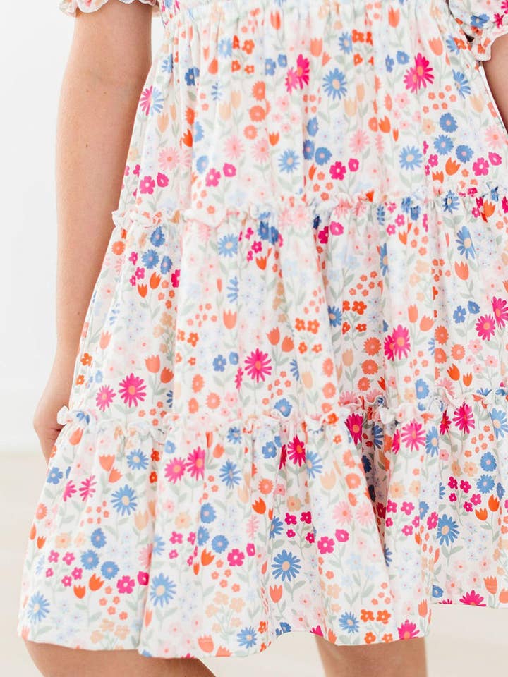 Mila & Rose - Wholesale Dress - Kids - Meadow Magic Smocked Ruffle Dress3