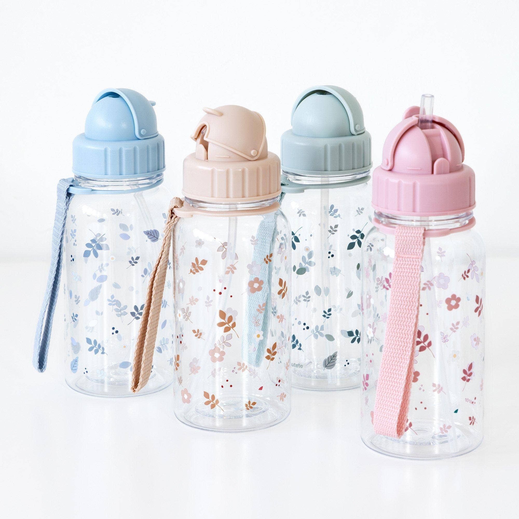 Tutete - Wholesale Water bottle - Plastic Bottle Leaves Sage2