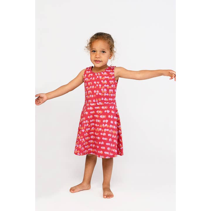 Knit Dress-Fit & Flare Kids: Code - Melon-Organic for wholesale by Global Mamas