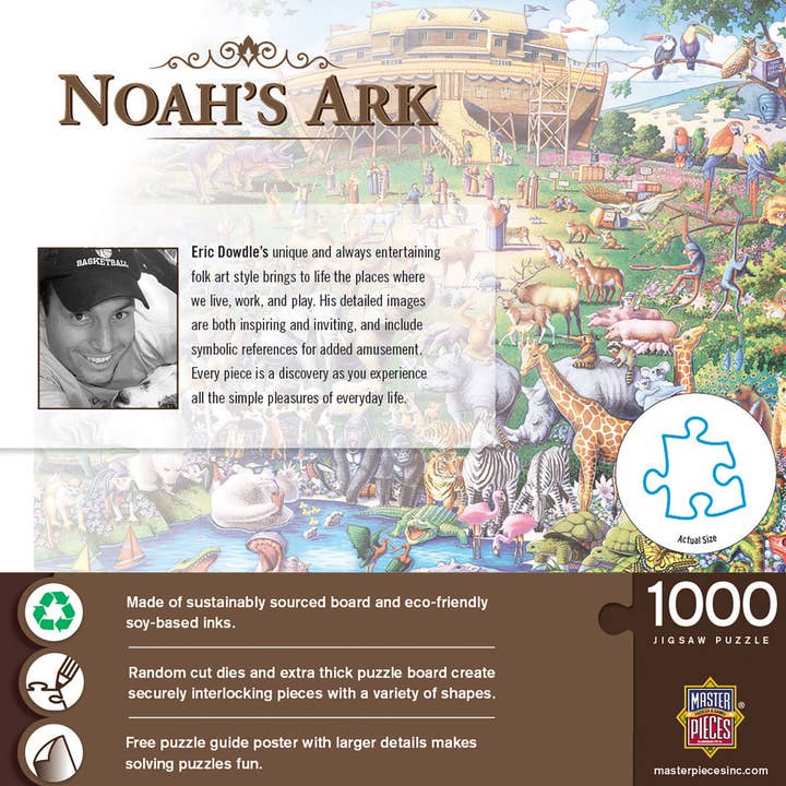 Masterpieces Puzzles - Wholesale Puzzle - Adult - Noah's Ark - 1000 Piece Puzzle2