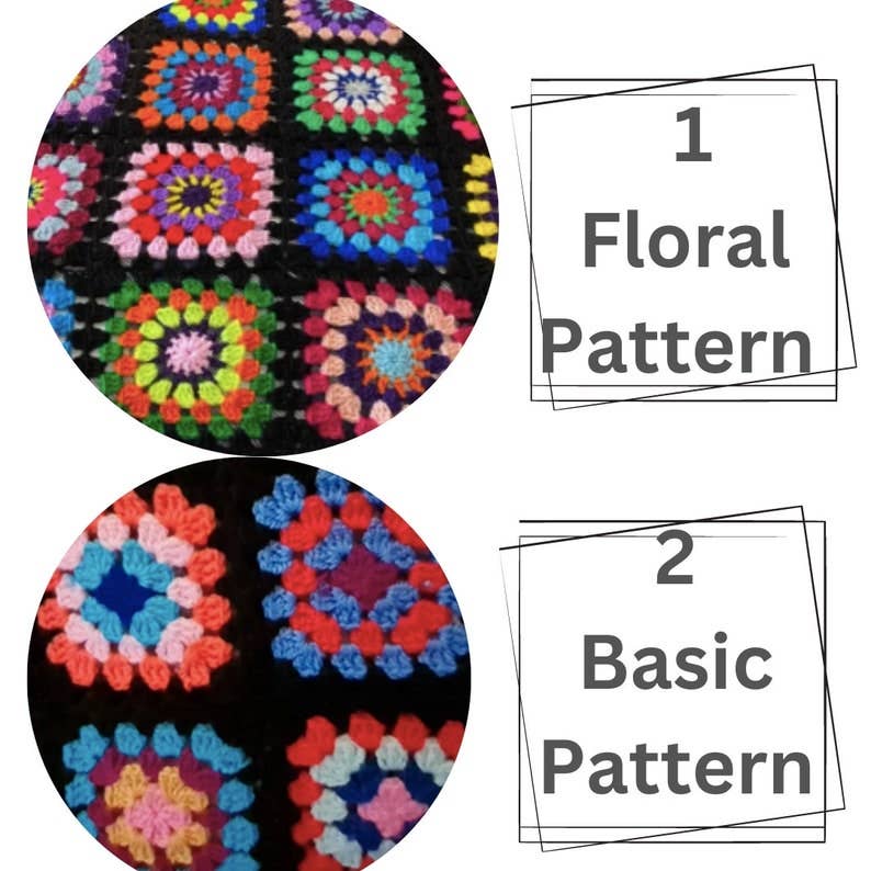 chandakashop - Venta al por mayor Mantas de sofá - Manta de ganchillo de cuadrado de la abuela para sofá7