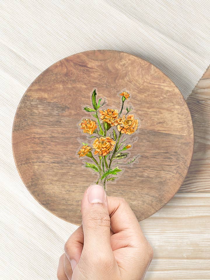 Marigold Sticker for wholesale by Locksley Workshop
