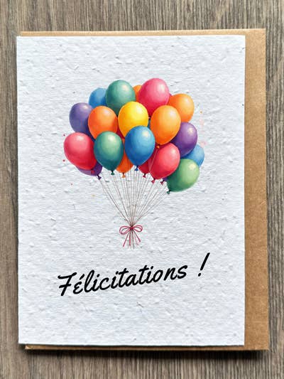 Felicitations Card for wholesale by The Flora Page