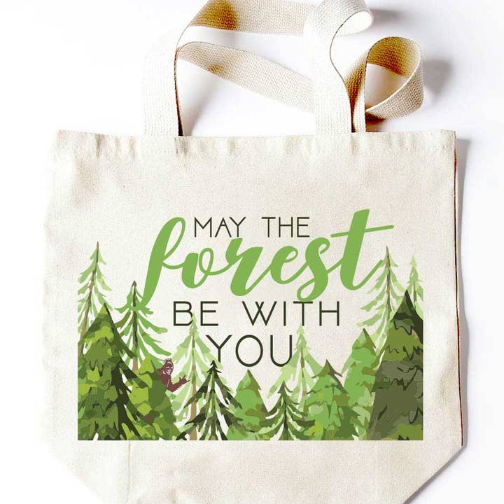 Bolso tote May The Forest Be With You para venta al por mayor de Potluck Press