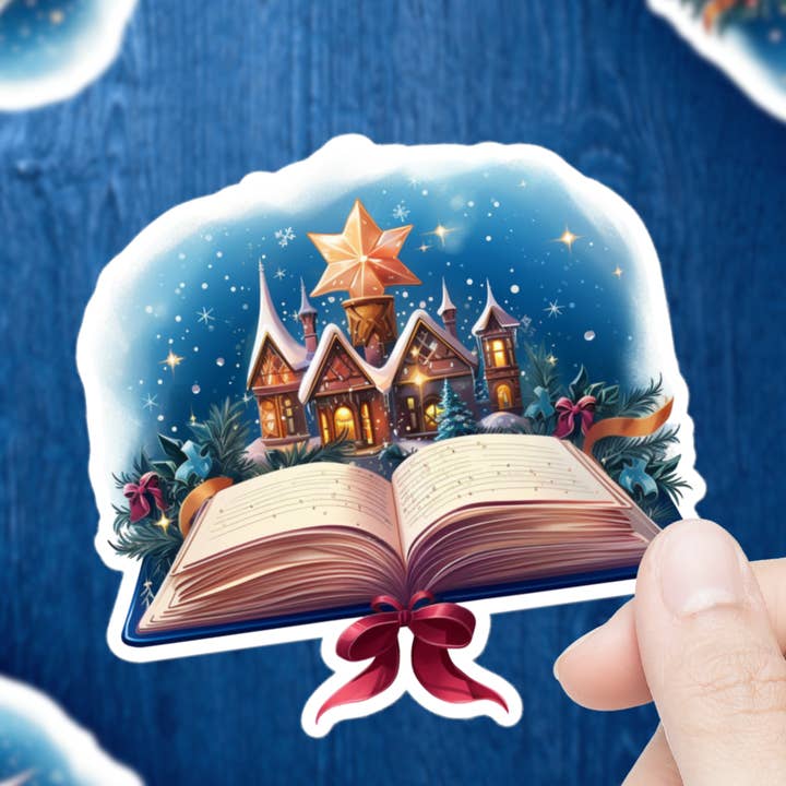 Weihnachtsbuchaufkleber für den Großhandel von Mystical Clarity