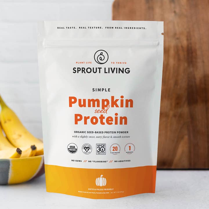 Sprout Living Simple Protein — Pumpkin Seed (Organic, Keto & Paleo Friendly) for wholesale by NFit USA - Fitness Market