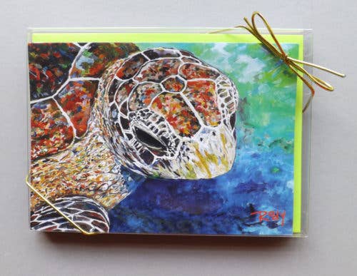 Kim Rody Creations LLC – wholesale Stationery/notecard set – Turtle Series Note Card3