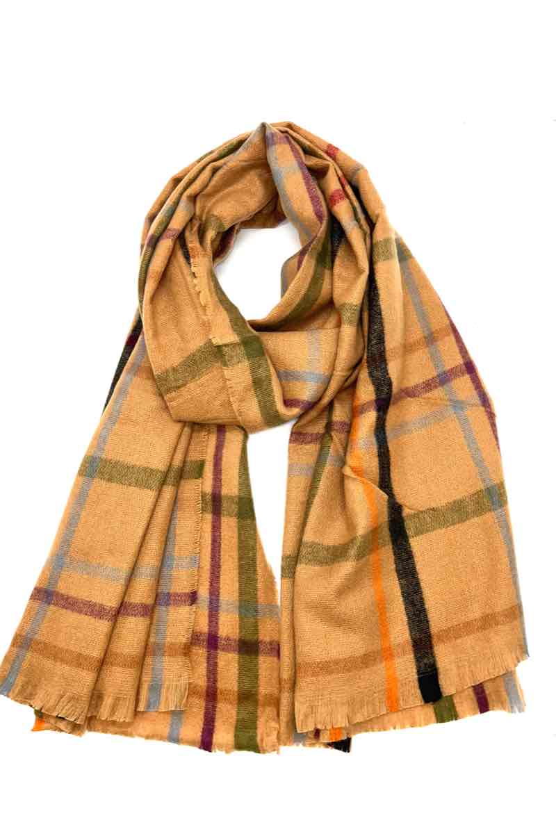 LINETA - Wholesale Sjaal - Dames - HH-140 dikke geruite sjaal6