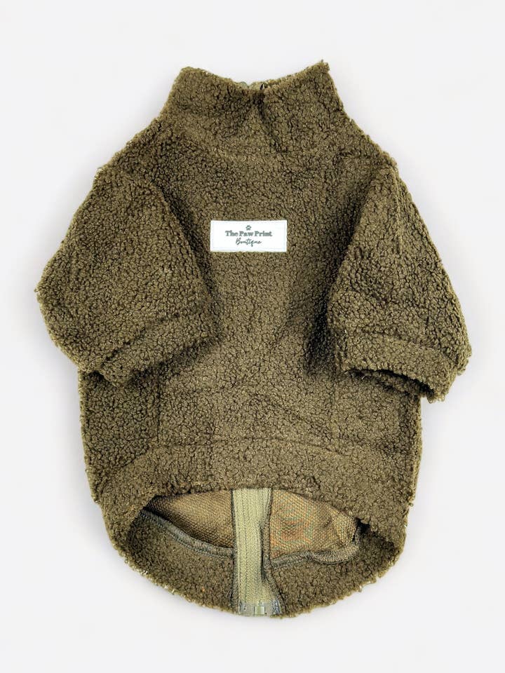 Teddy Fleece - Caqui por atacado de The Paw Print Boutique
