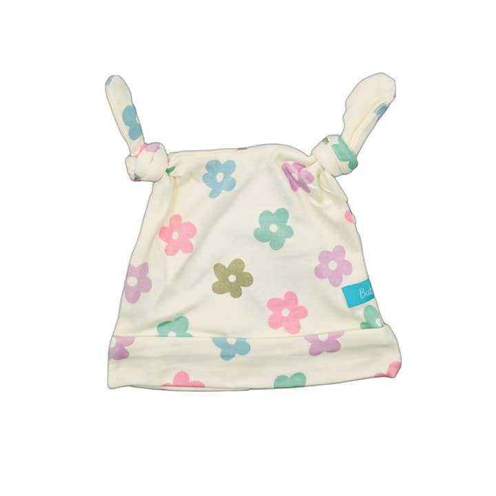 Retro Daisies Double Knotted Adjustable Hat for wholesale by Bubele