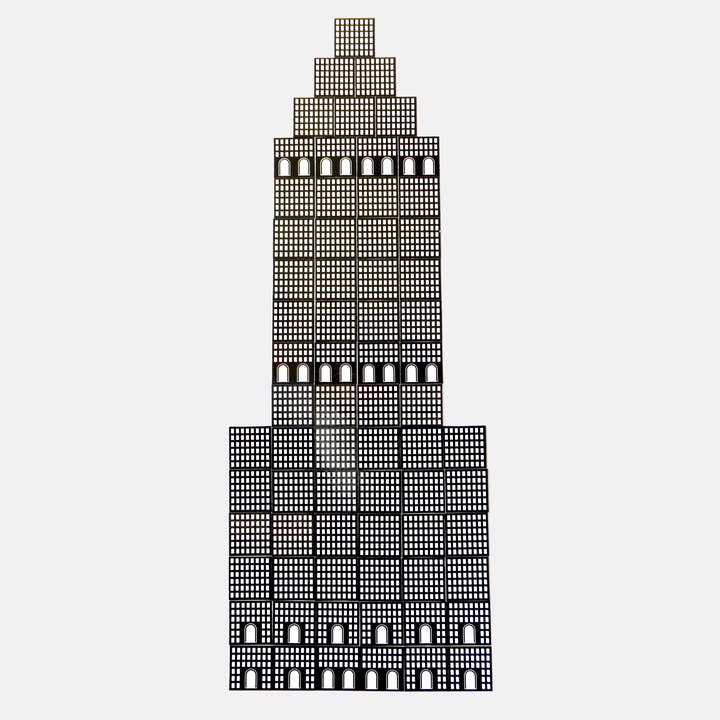 Fritz Metropolis Architecture Mega-Magnete (70 Stück) für den Großhandel von Beamalevich