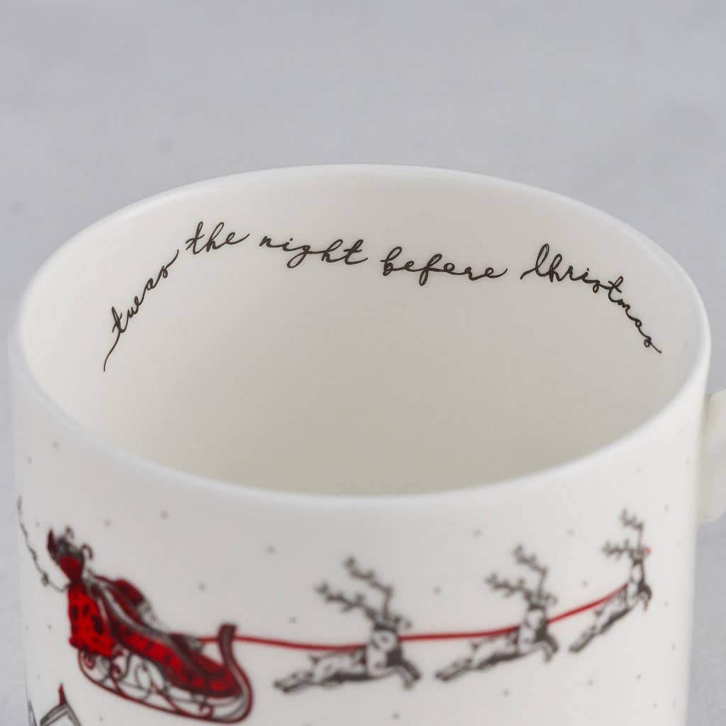 Victoria Eggs - Wholesale Coffee Mug - Santa's Sleigh Mug3