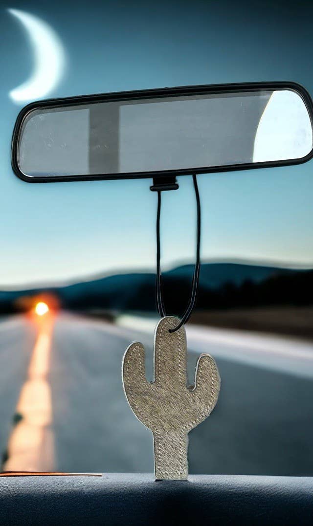 reSCENTit ~ Red Dirt Leather - Wholesale Car Freshener - Unisex - 2P-HAIR ON HIDE reSCENTable CHARMS  4