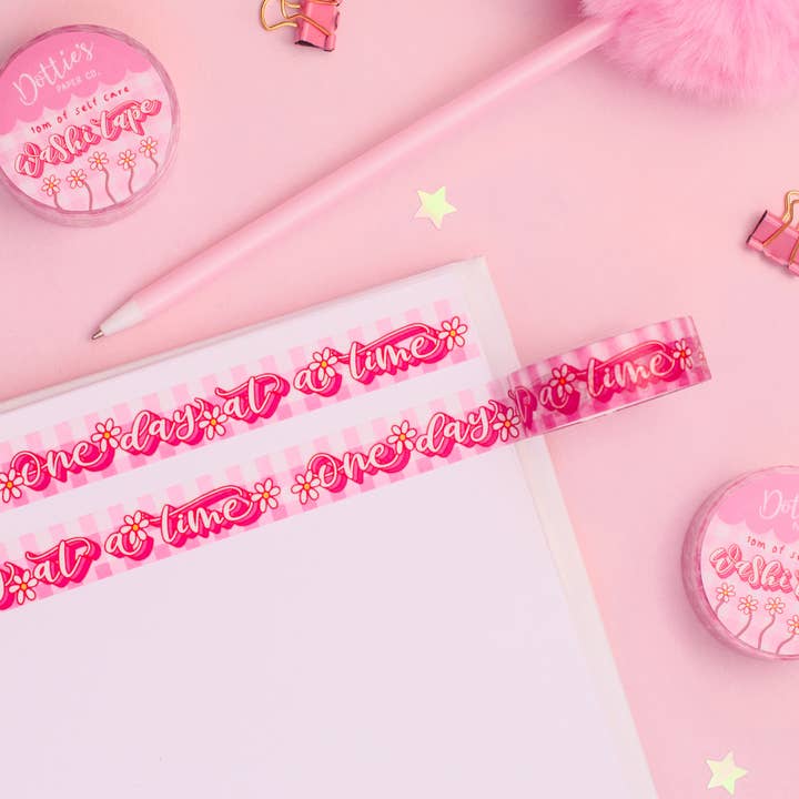 One Day At A Time Washi Tape for wholesale by Dottie's Paper Co.