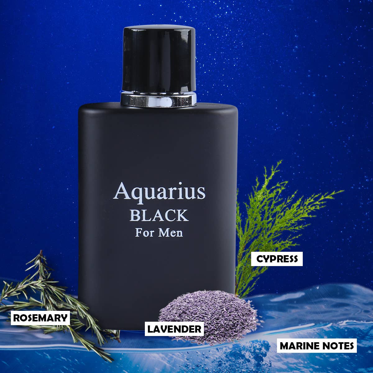 Wholesale Aquarius Black Spray Cologne Eau De Toilette For Men for