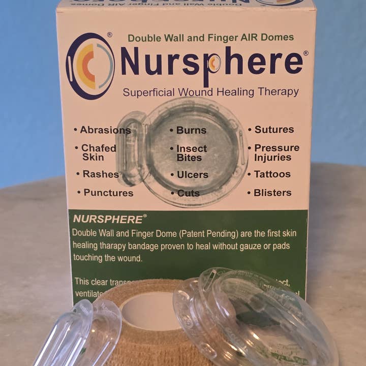 Nursphere Original Dome Bandages - Wholesale Bandaids/Bandages - Nursphere® Original Bundle Dome Bandages™/Wound Tracker™ App2