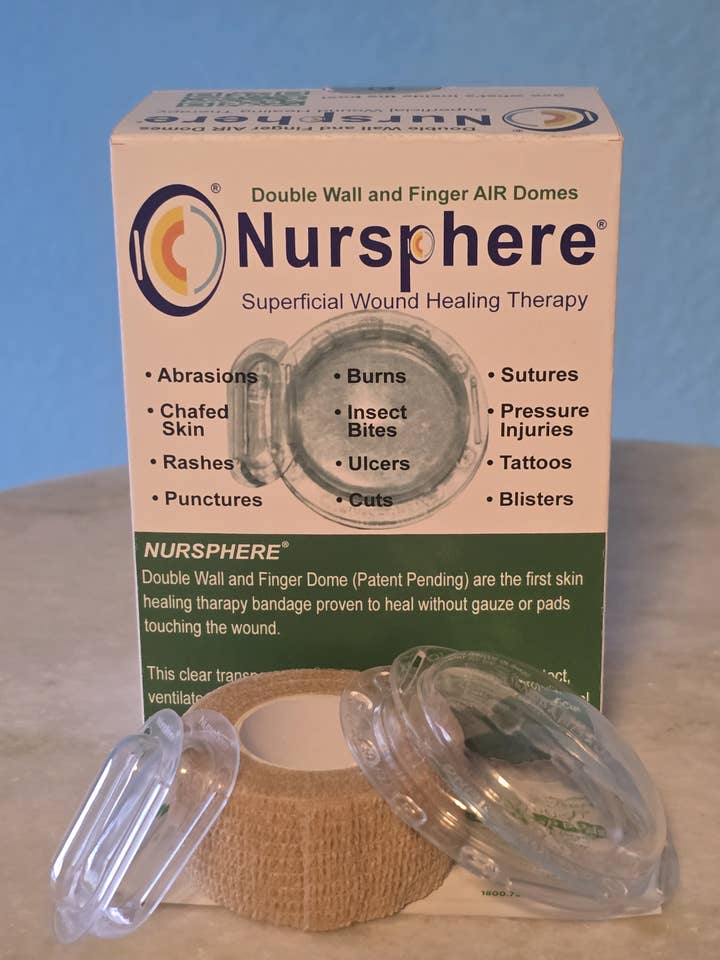 Nursphere® Double Wall and Finger AIR™/Wound Tracker™ App for wholesale by Nursphere Original Dome Bandages