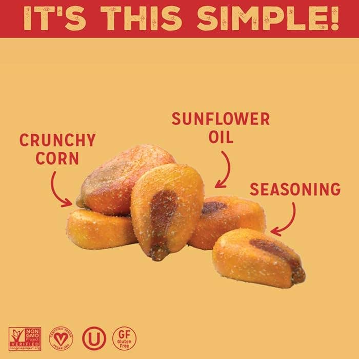 I Got Your Candy – wholesale Puffed snack – Love Corn Hot & Spicy 0.7oz - 100ct2