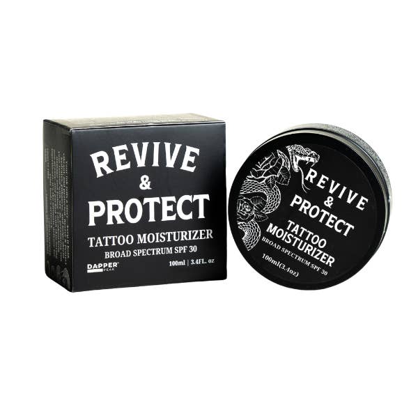 Dapper Peak - Wholesale Tattoo Enhancer - Revive and Protect Moisturizing Tattoo Cream with SPF 306