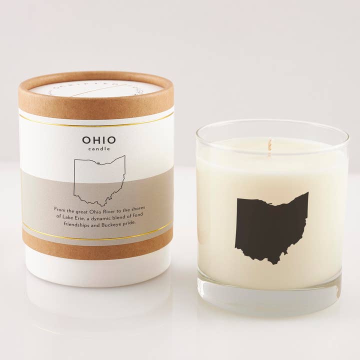 Ohio State Soy Candle for wholesale by Scripted Fragrance
