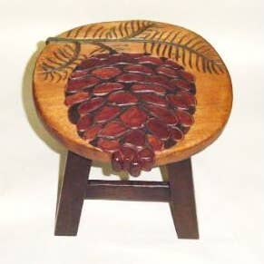 Stool, Pinecone for wholesale by Sea Island Imports, Inc.