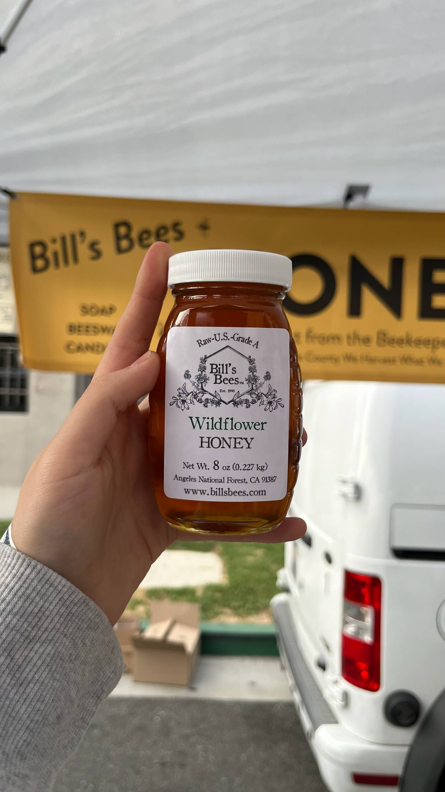 Bill's Bees - Vendita all'ingrosso Miele - 8 oz Miele crudo di millefiori1