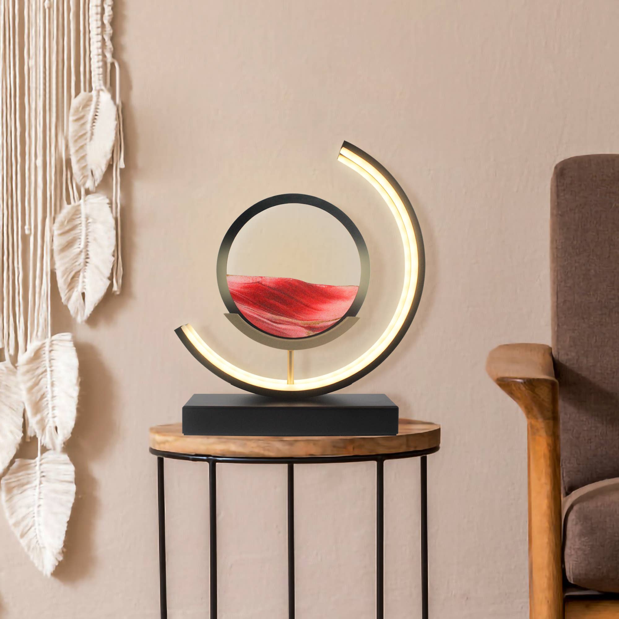 EP Design Lab - Wholesale Accent/Desk Lamp - Color-Changing Moving Sand Landscape LED Table Lamp6