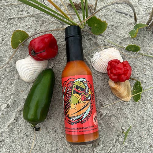 Sauce piquante Redeye Louisiana pour la vente par Hoop Pole Creek Hot Sauce Co.