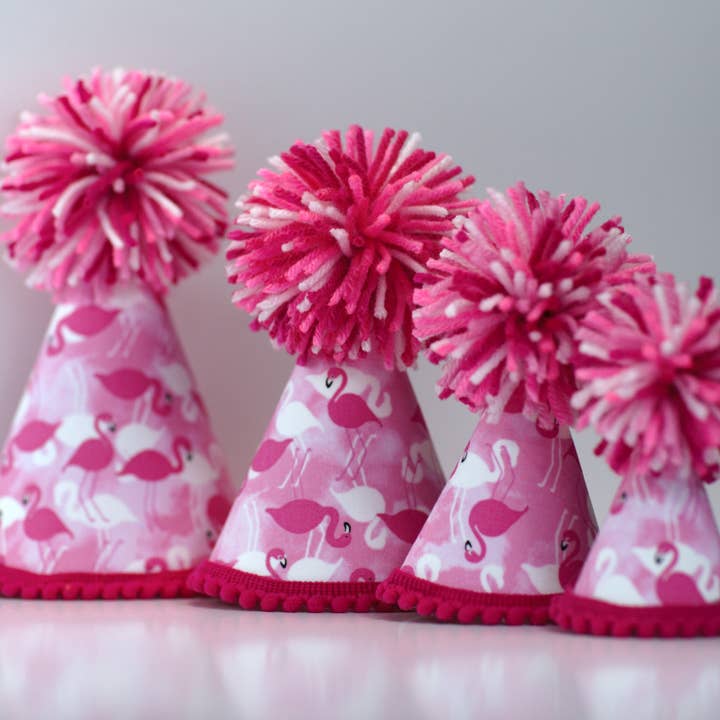 Pup Party Hats - Wholesale Party Hat/Crown - Francy Flamingo Party Hat