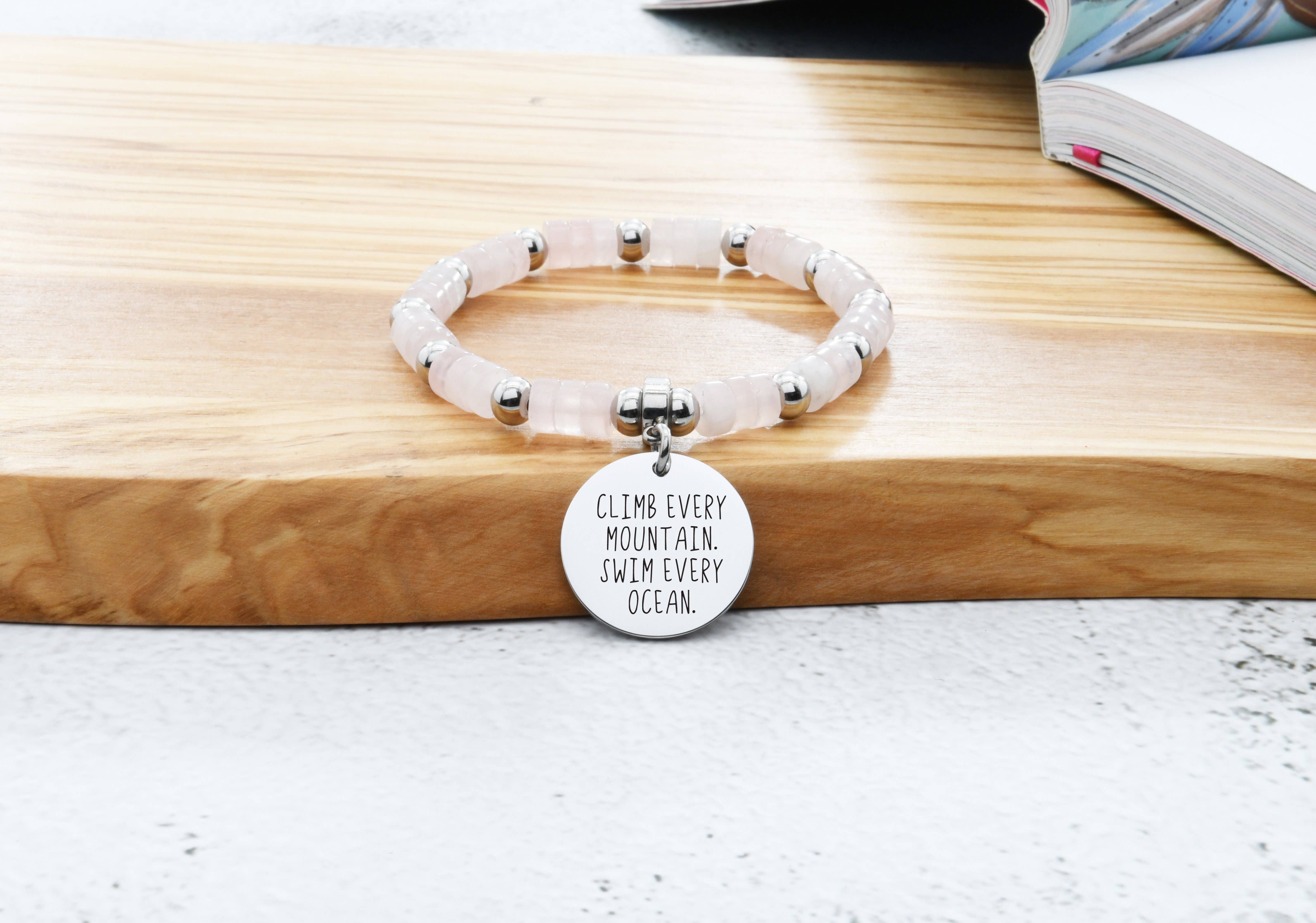 Pink Box – Engroshandel Perlearmbånd – Naturlig kvarts inspirerende Stretch armbånd af Pink Box16