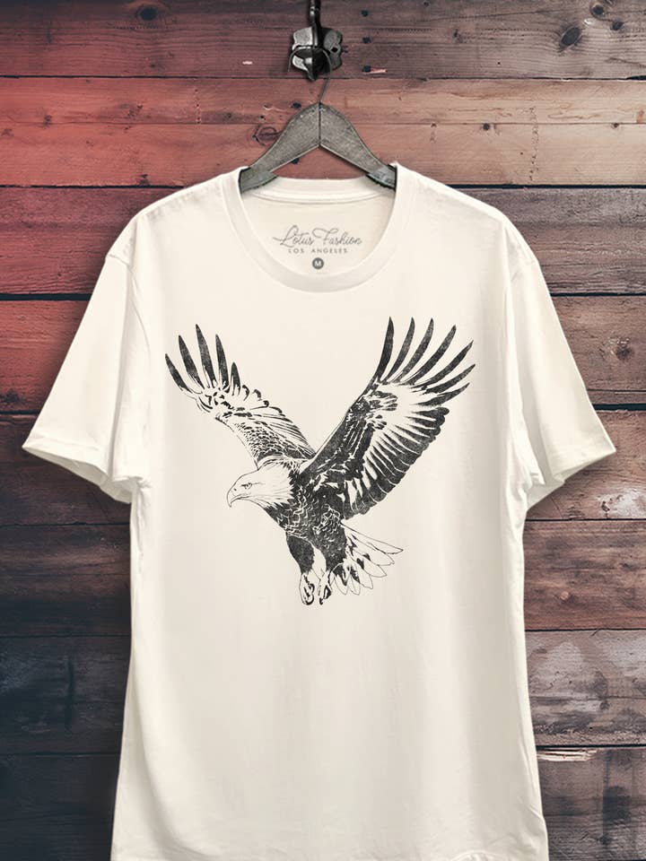 Eagle Graphic Top for engroshandel hos Lotus Fashion Collection