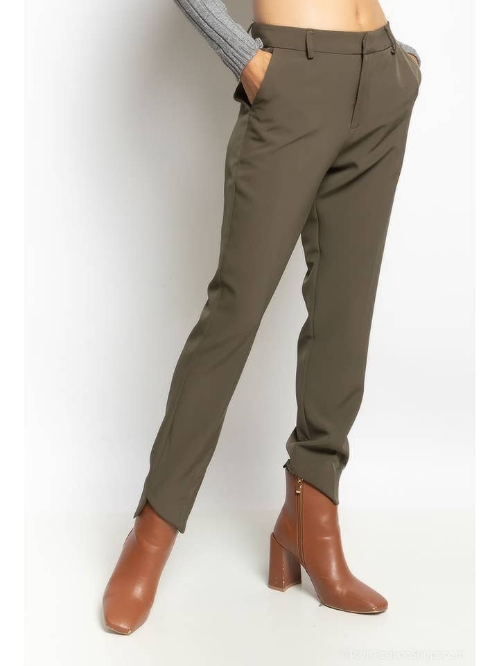 Attentif Paris - Wholesale Broek - Dames - Attentif Paris tijdloze high-waisted sigarettenbroek48