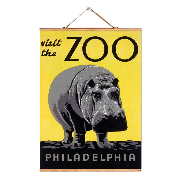 Scroll picture illustration # 359/PosterArt/Philadelphia Zoo for wholesale by Eicie