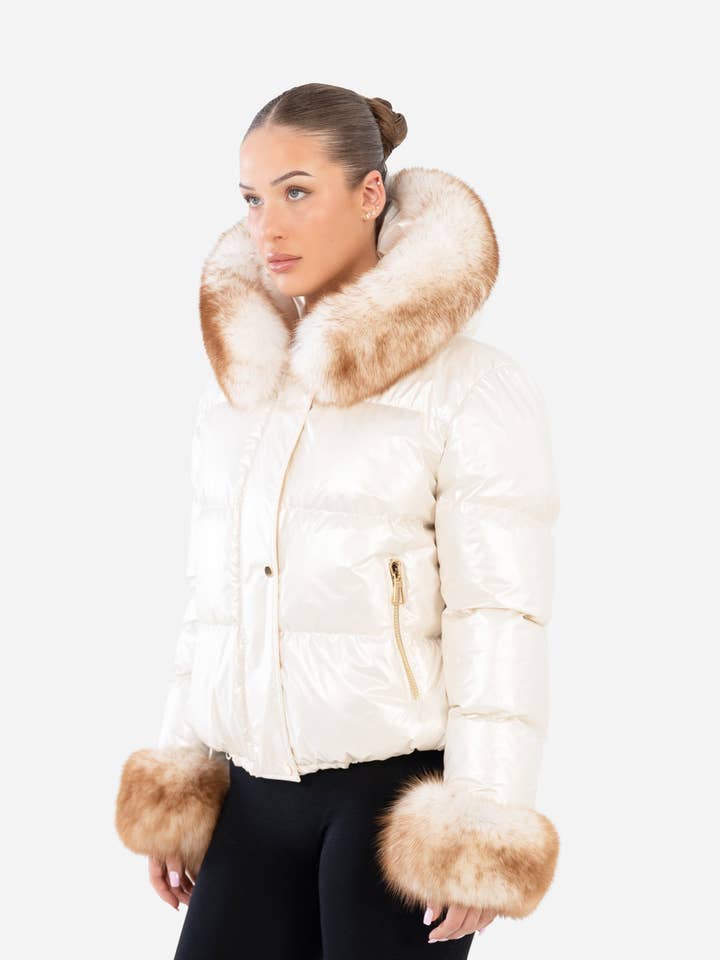 Cuir Dimitri - Wholesale Puffer Jacket - Women's - Celya Down Puffer1