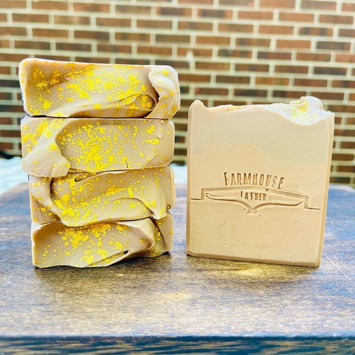 Granny's Pumpkin Butter - Goat Milk Bar Soap for wholesale by Farmhouse Lather