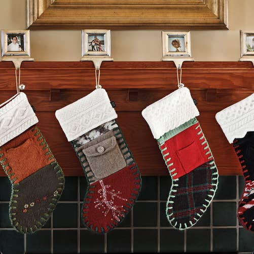 Holiday Stocking - Ready to Ship Christmas Decor for wholesale by Baabaazuzu