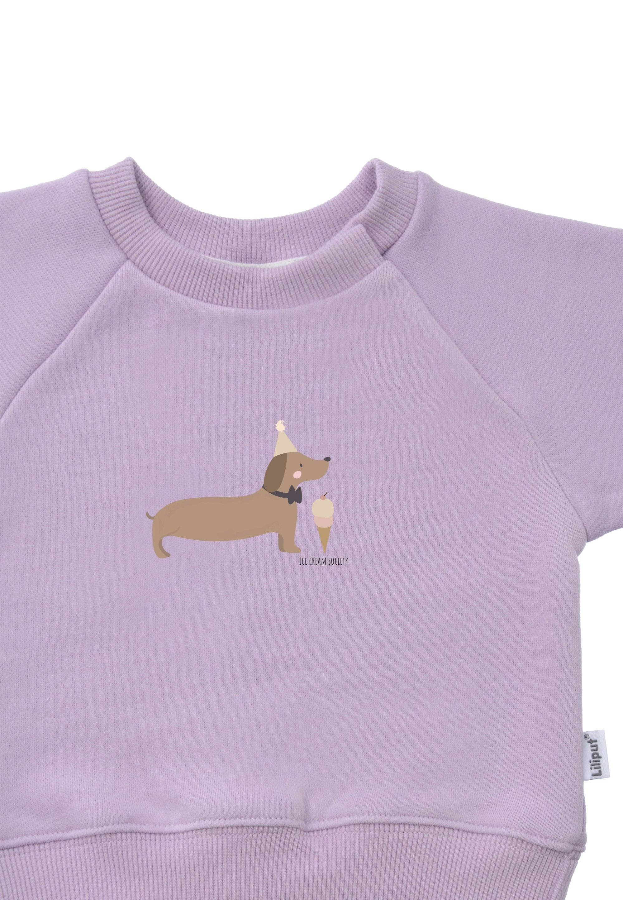 Liliput - Wholesale Sweatshirt - Kids - Lilac sweatshirt with "Dachshund" print4