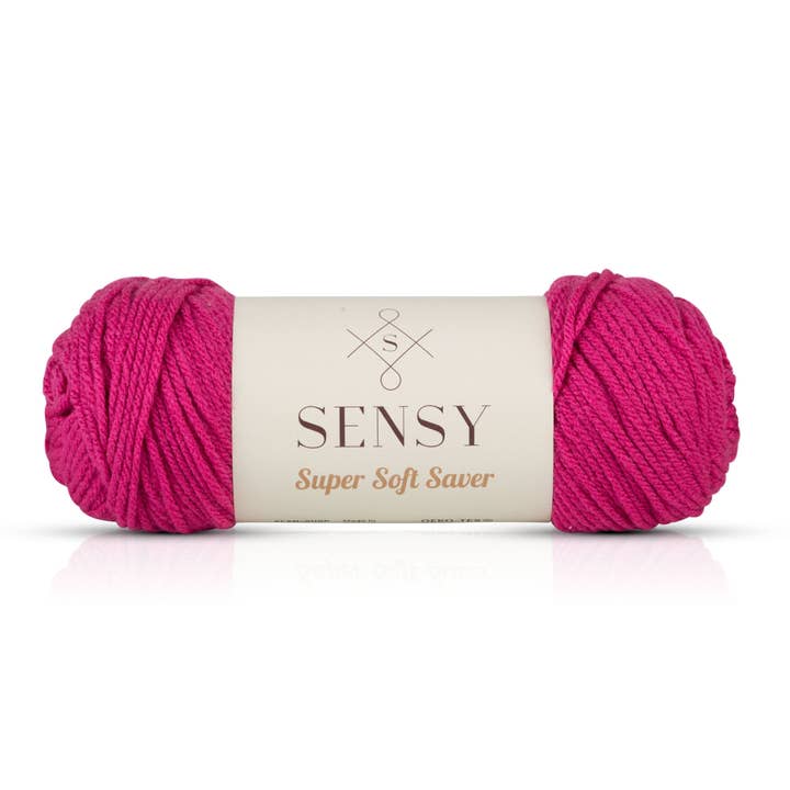 Sensy - Wholesale Yarn - Sensy Super Soft Saver Yarn, 3.5 oz, 190 Yards, Gauge 4 Medium33