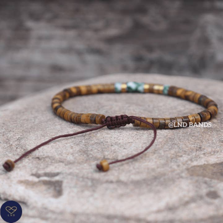 LND Bands – wholesale Beaded bracelet – Morse Code Bracelet "LET ME" Meaningful, Secret Message Adjustable Uplifting Personal Mantra Affirmation Motivation1