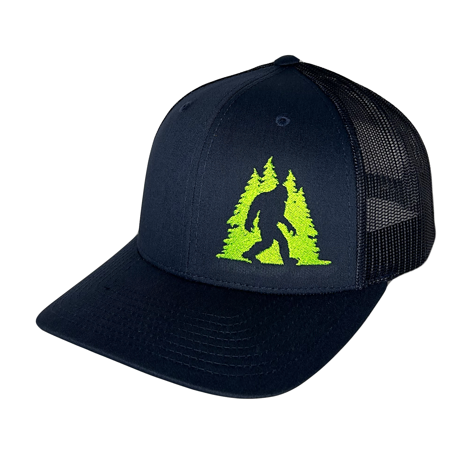 Direction Apparel - Vente Casquette de camionneur – unisexe - Casquette de camionneur Sasquatch dans les arbres4