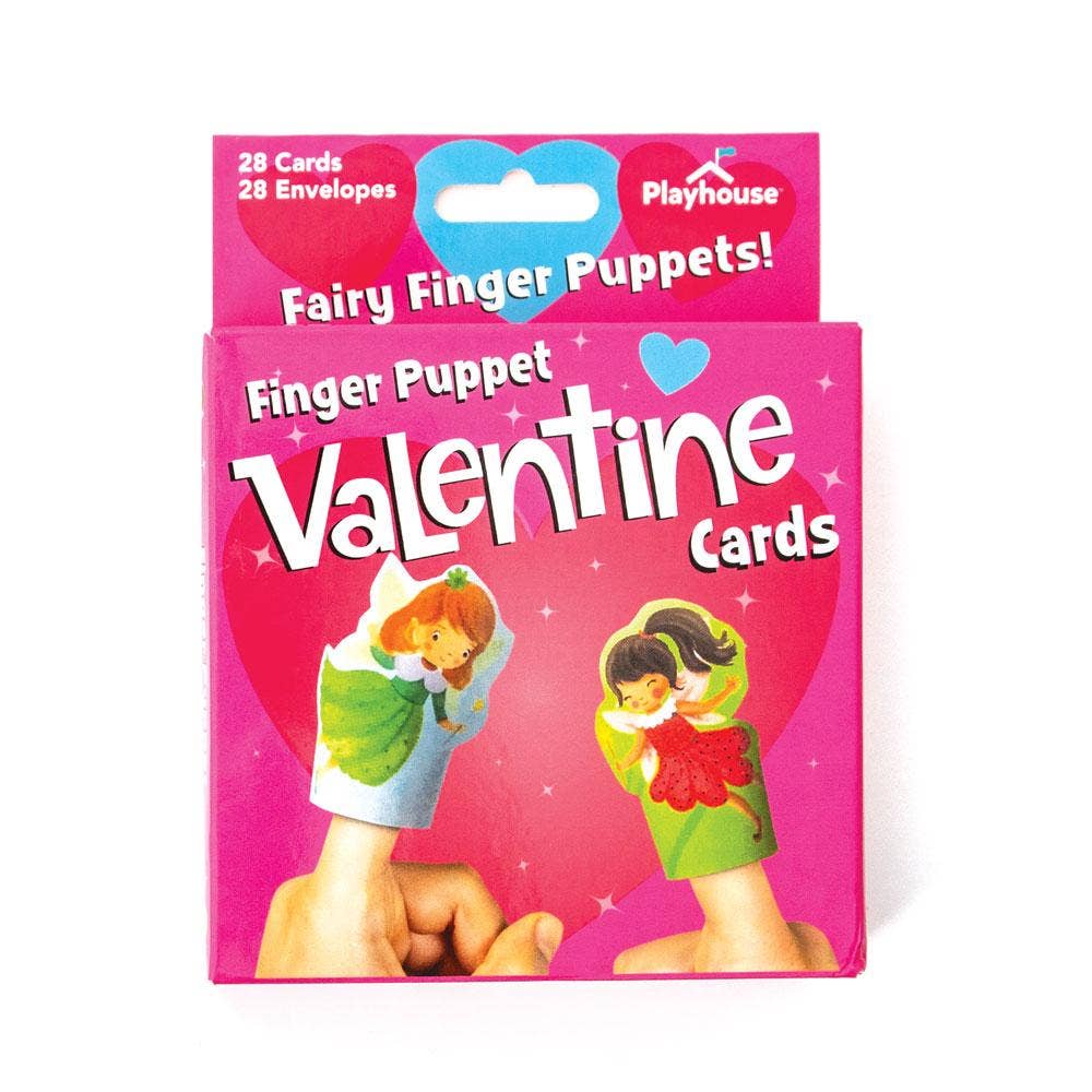 Paper House Productions - Wholesale Valentine's Day Card - Fairy Finger Puppet Valentines