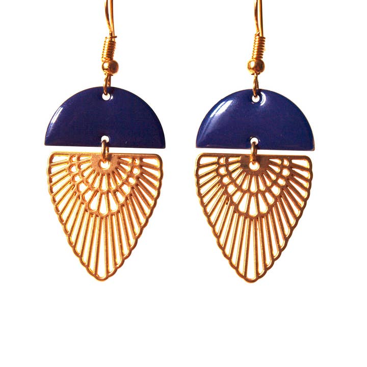 Boucles d'oreilles Art Déco LIVIA pour la vente par "By Nat M."