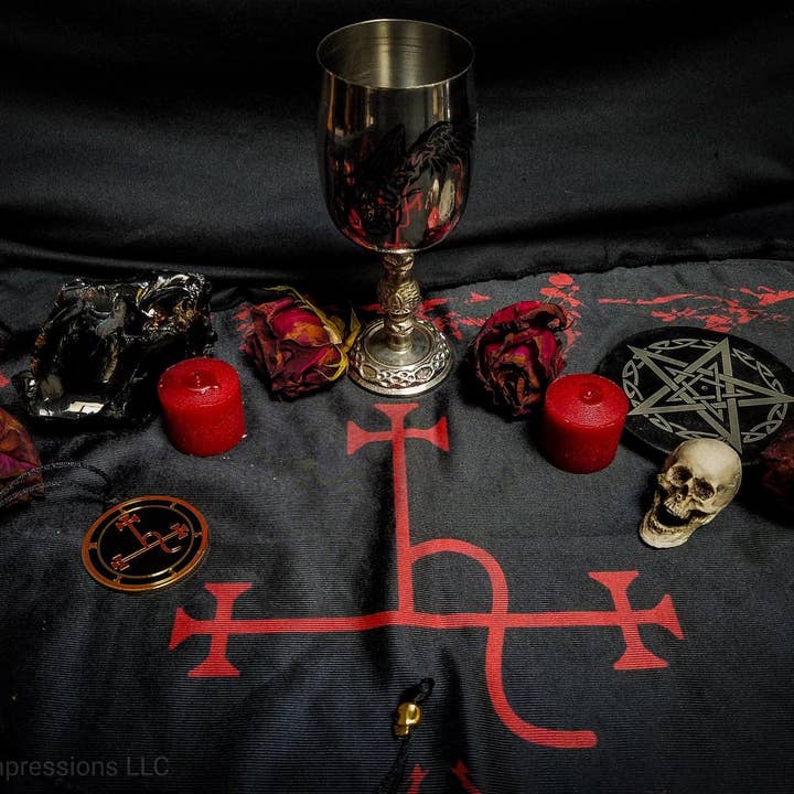 Goetic Impressions - Wholesale Tapestry/Textile - Lilith Altar Cloth3