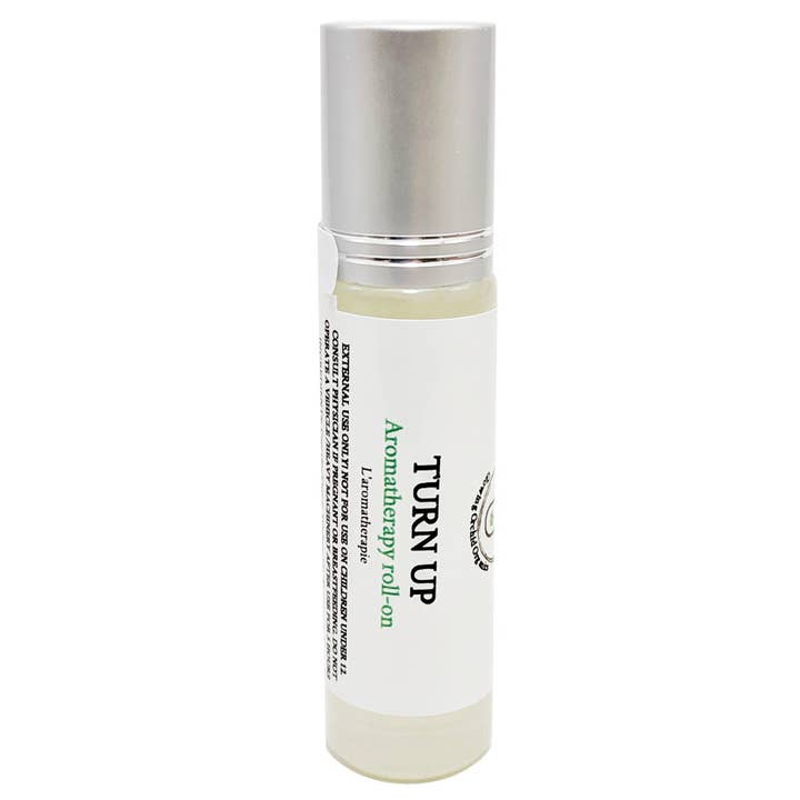 Turn Up Aromatherapy Roll-On for wholesale by Glowing Orchid Organics