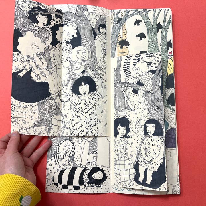 Erika Rier - Wholesale Arts & Entertainment Book - In the Middle - Art Zine7