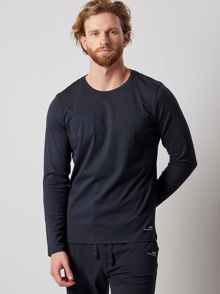 Crewneck t-shirt in certified organic cotton for wholesale by OWN OFF WITH NATURE