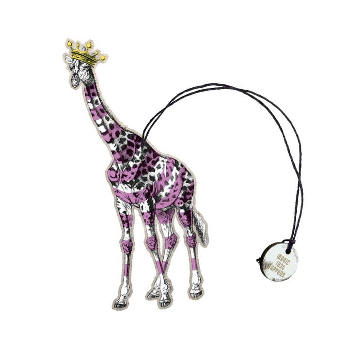 Jirafa con coronita | Adorno decorativo para venta al por mayor de Pabuku